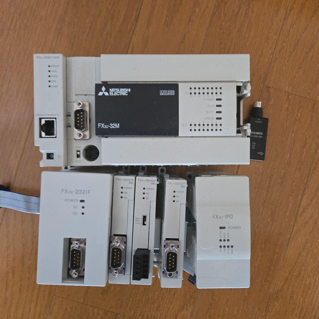 三菱 PLC シーケンサ FX3U-32M セット