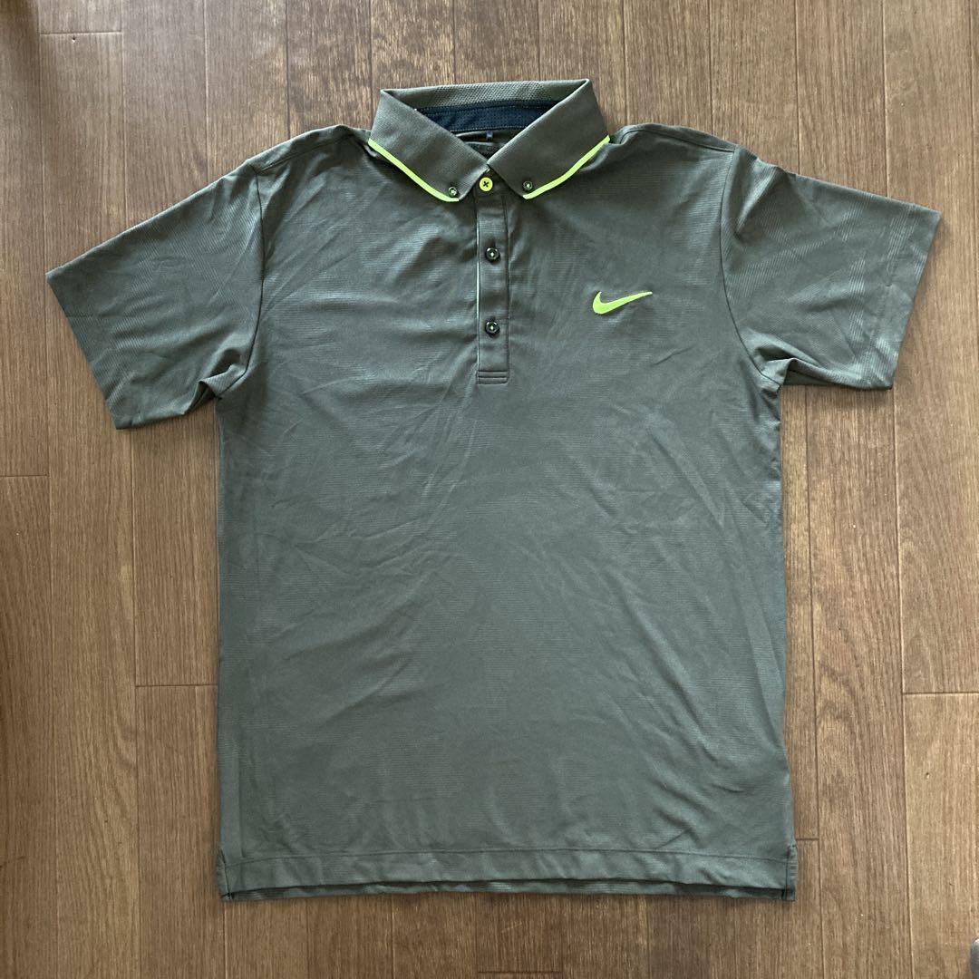 Nike ポロシャツ オリーブグリーン - メルカリ