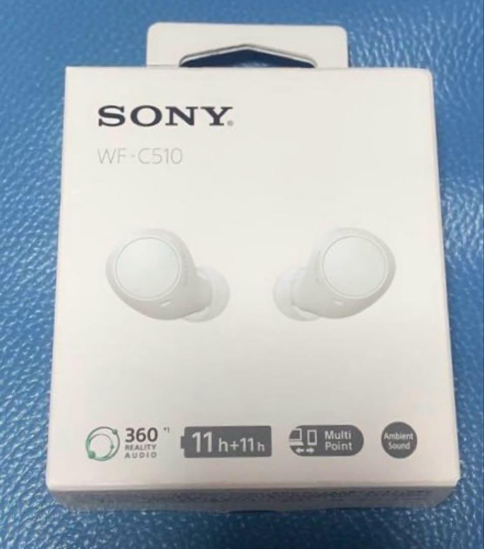 【新品】Sony WF-C510 ワイヤレスイヤホン ホワイト