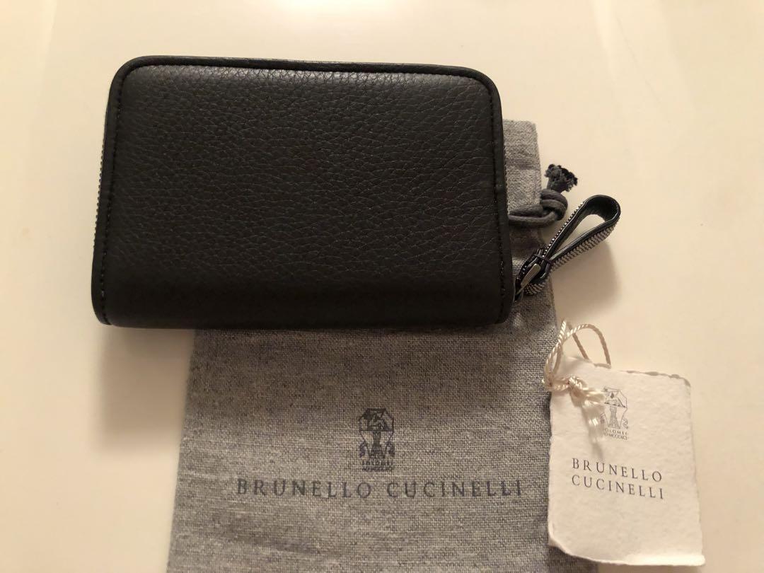 BRUNELLO CUCINELLI ダークグレー　モニーレ付　財布