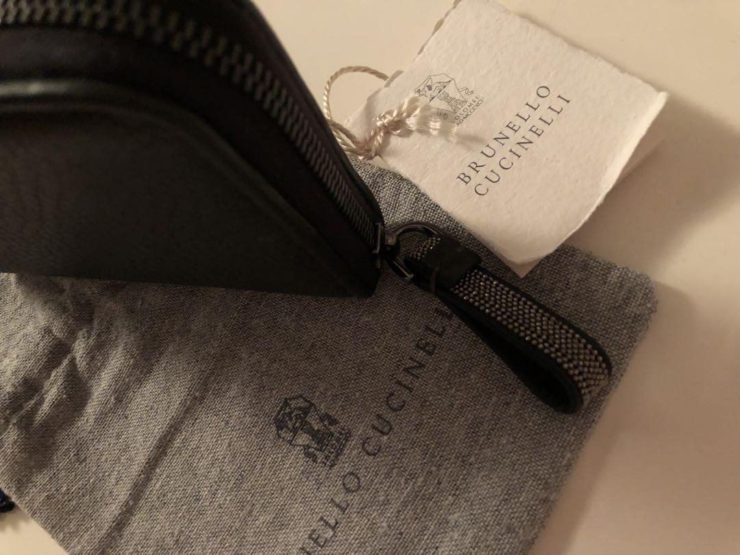 BRUNELLO CUCINELLI ダークグレー　モニーレ付　財布