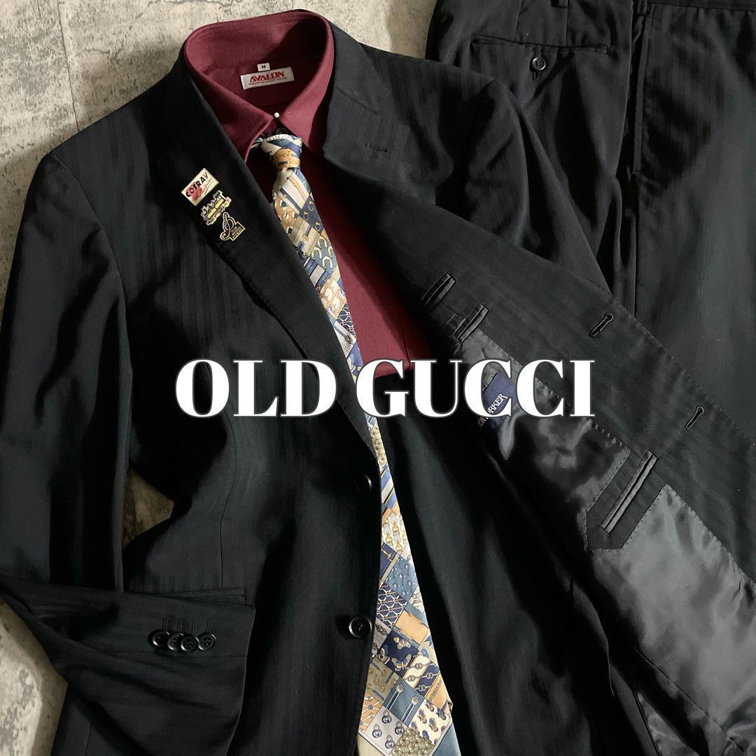 お値下げしました‼️GUCCI ストライプスーツ 36 ネイビー靴下付き GUCCIストライプ スーツ セット