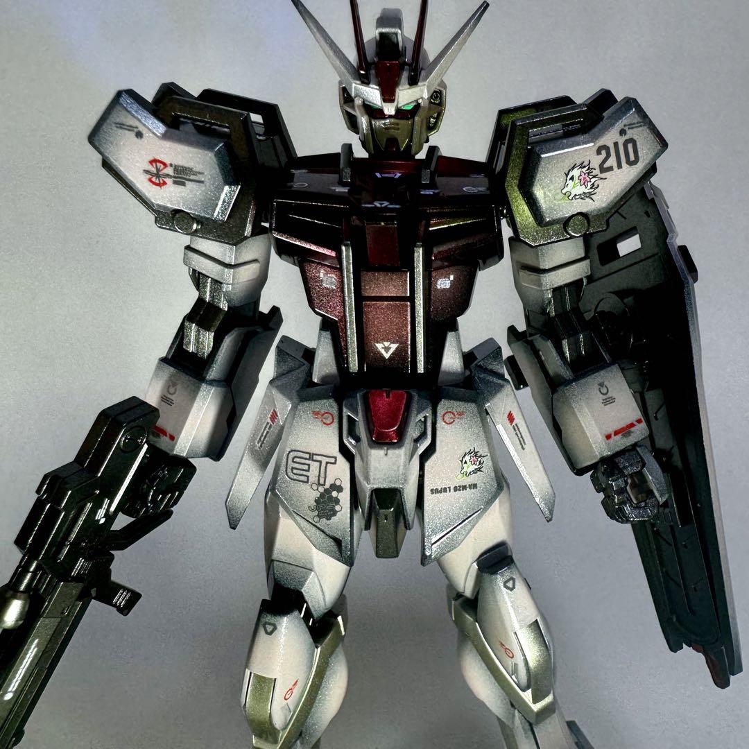 EG ストライクルージュ 塗装済み完成品 ガンプラ ガンダム プラモデル