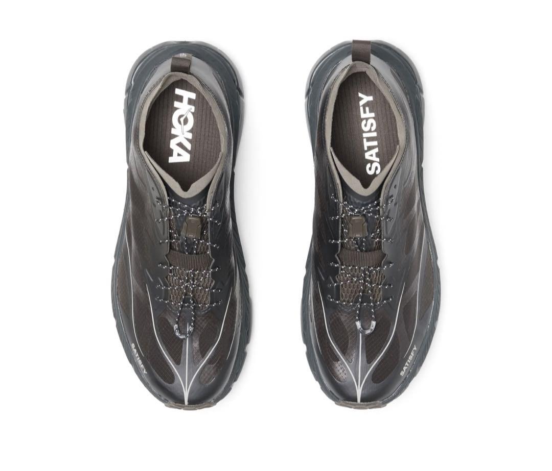 靴 Satisfy Hoka Mafate Speed 4 Lite Coffee
