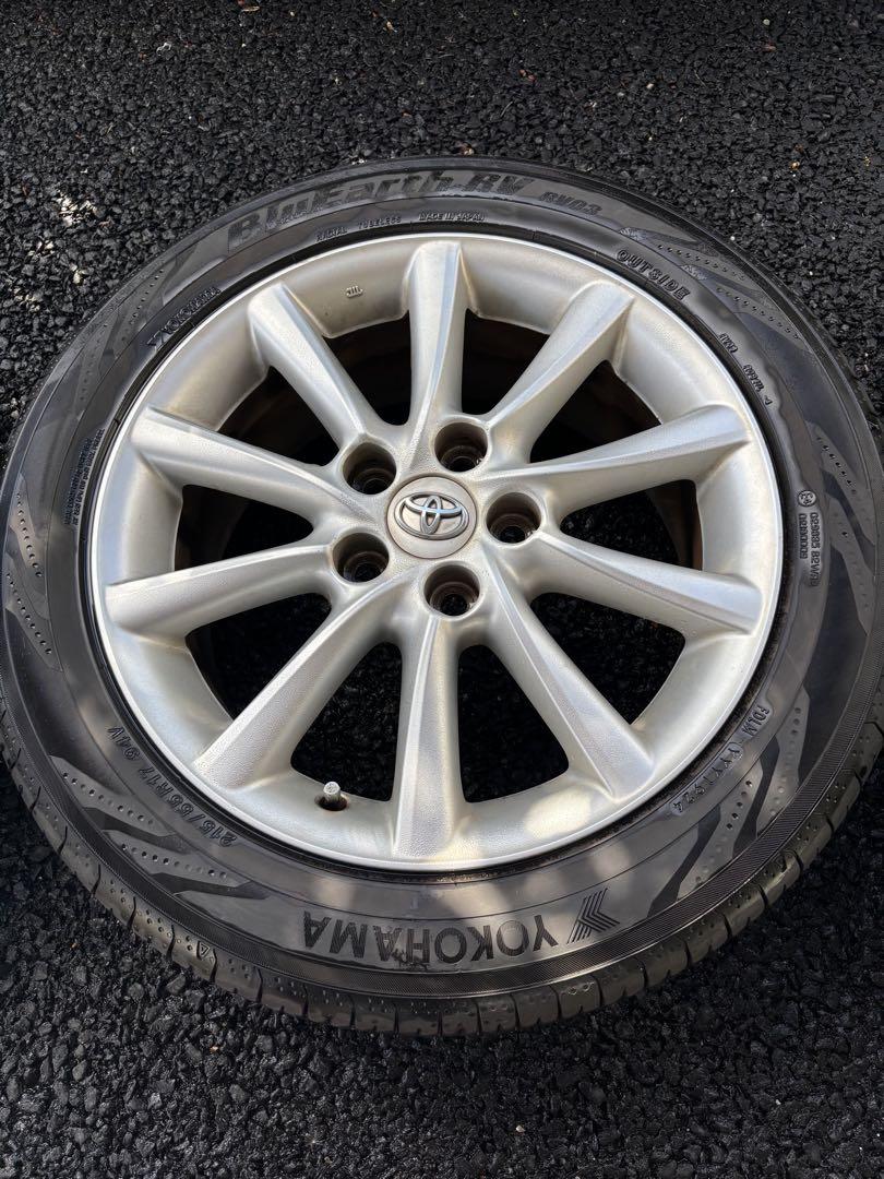 トヨタ純正品17インチ セットサマータイヤヨコハマ215/55R17 エスティマ