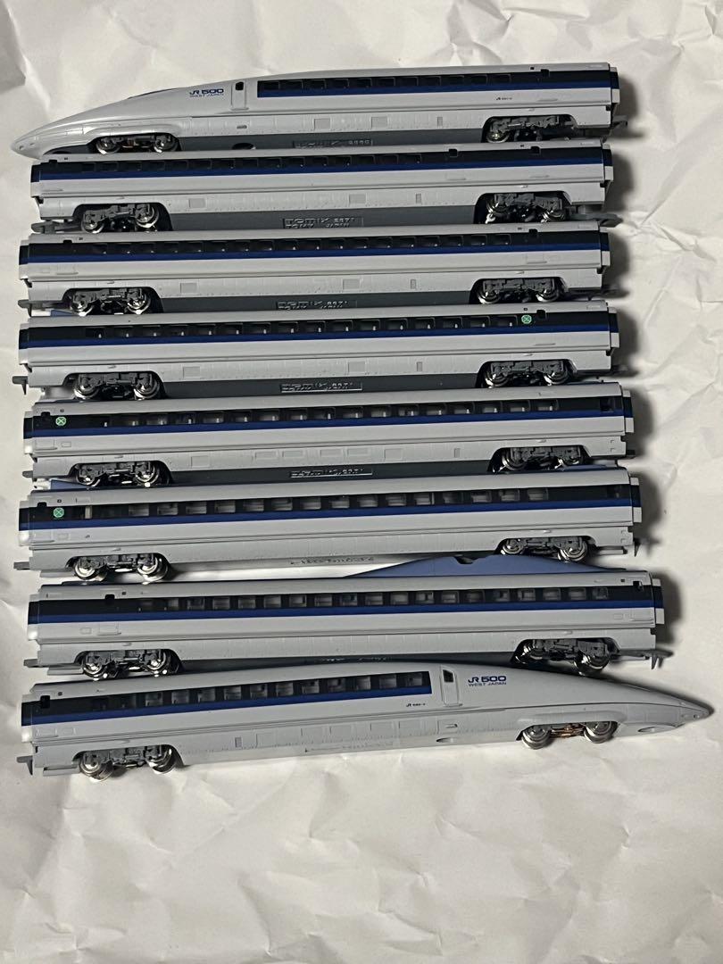 TGV 6両　kato ライト点灯動力動作確認済　ジャンク品扱い 500系新幹線8両 kato ライト点灯確認済 ジャンク品 - メルカリ