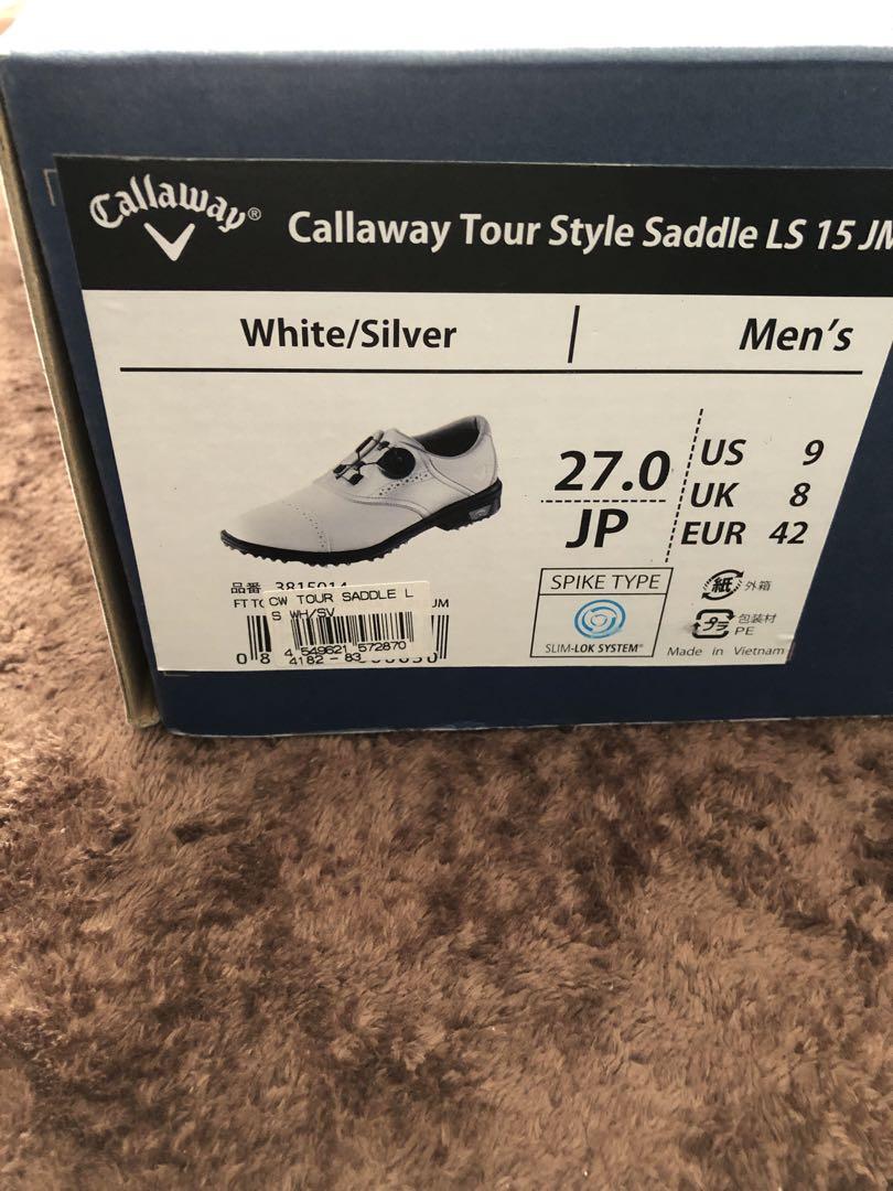 ☆新品箱入り☆Callaway TourStyle Saddle 27cm白/銀