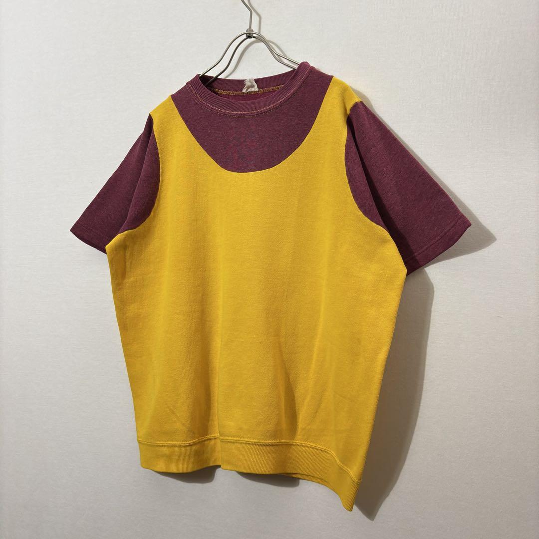 60s〜70s 半袖スウェット 60s～70s【2トーン】CASUALWEAR 半袖スウェット ビンスエ XL
