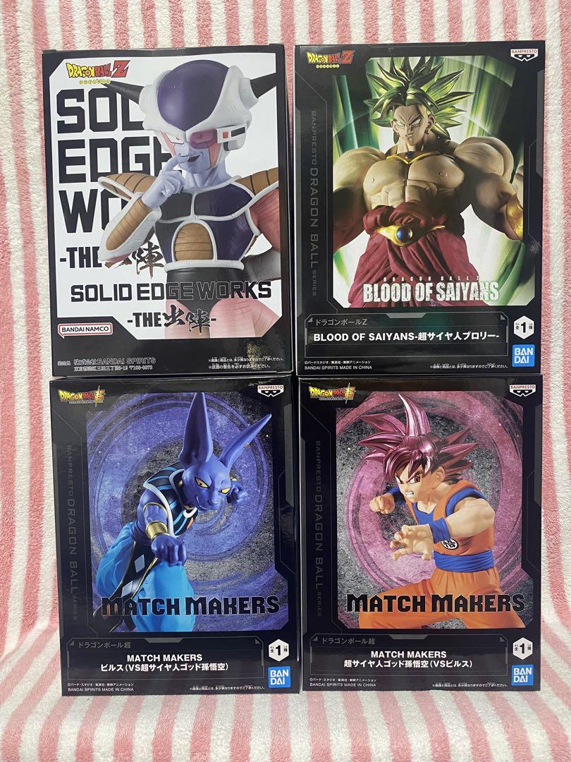 ドラゴンボール超 MATCH MAKERS 孫悟空 ビルス フリーザ　ベジータコミック・アニメ