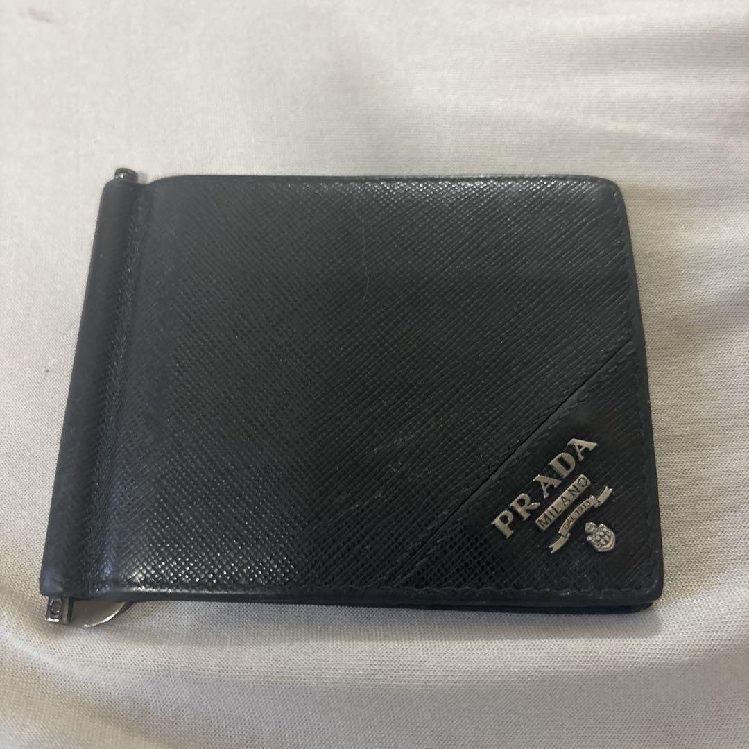 Ryu33様用　Prada マネークリップ PRADA プラダ マネークリップ SAFFIANO MULTIC サフィアーノ