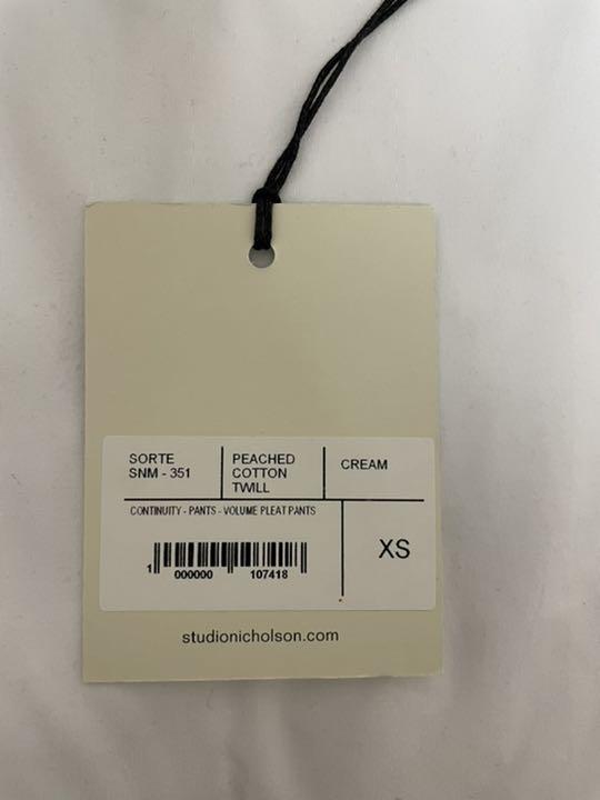 コルソン㊢ studio CREAM XS UgCJl-m58682938409 nicholson ボリュームパンツ ⒘させていた