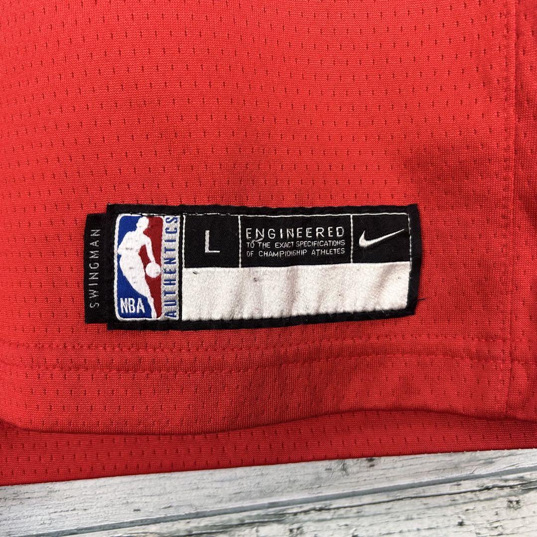 ナイキ NBA プリントチームロゴ ラプターズ ゲームシャツ L 5477