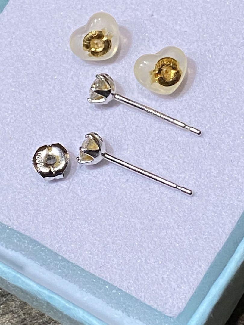 プラチナ900 3mmダイヤモンドのピアス