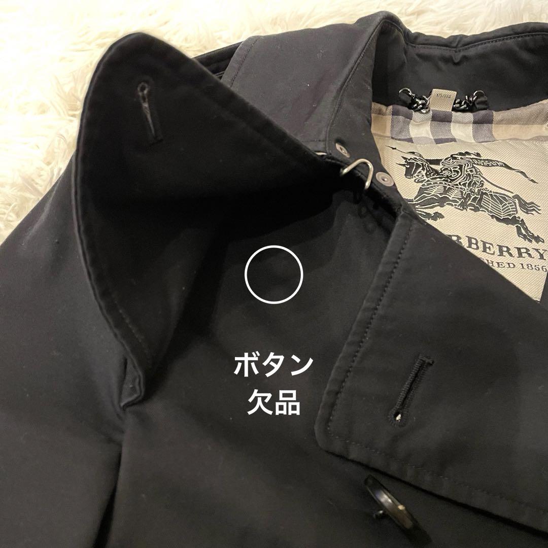 最高級 BURBERRY サンドリンガム トレンチコート 46 ブラック