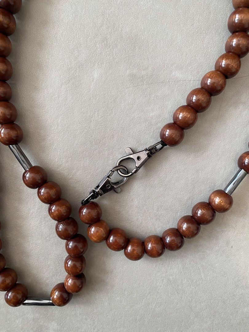 アクセサリー m's braque VINTAGE WOOD NECK STRAP