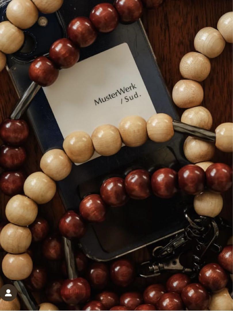 アクセサリー m's braque VINTAGE WOOD NECK STRAP