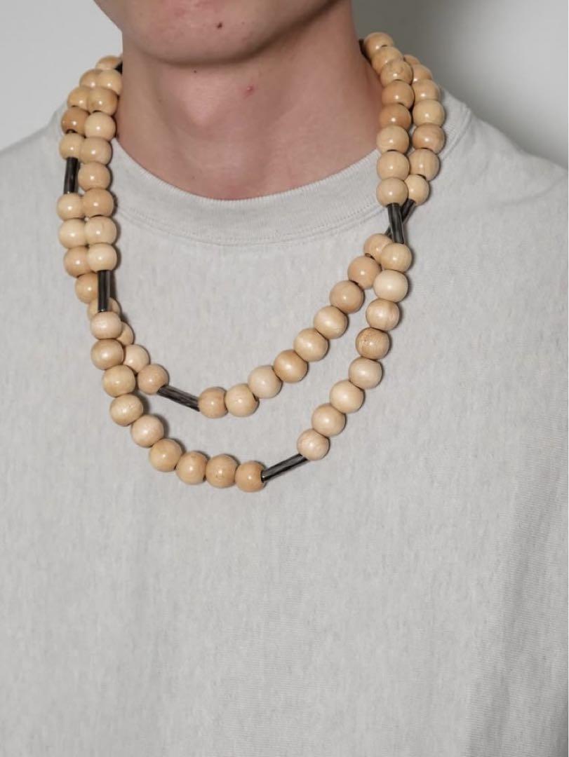 アクセサリー m's braque VINTAGE WOOD NECK STRAP
