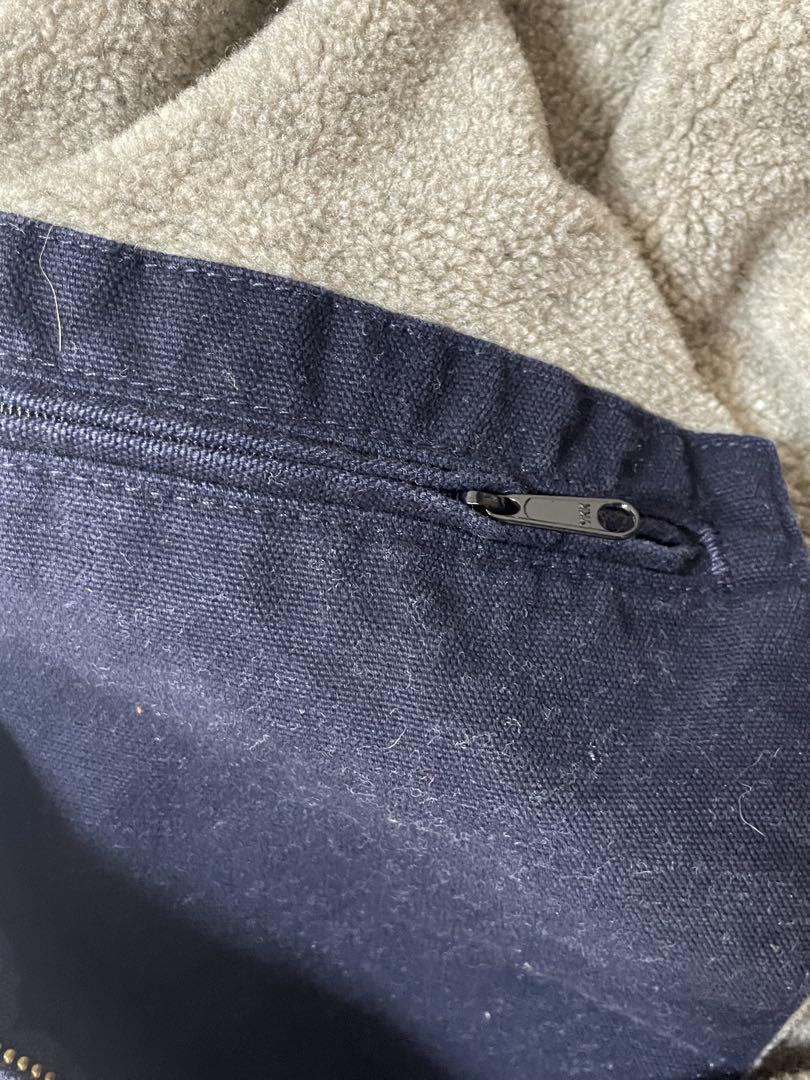 B*e様 カーハート　Carhartt ネイビー コットン　シェルパラインドジャ