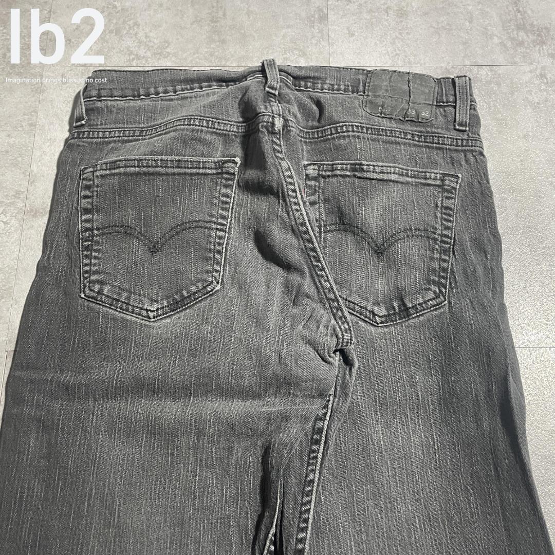 Japan Levi 縦落 ブラックデニム リーバイス 569 W33 L32