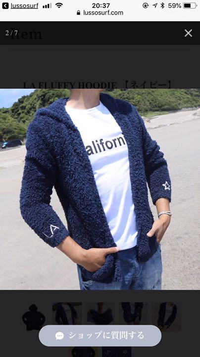 2022在庫 サーファーに LUSSO SURF LA刺繍ボアパーカー Mサイズ ベアフット PucA1-m58693956061 得価在庫