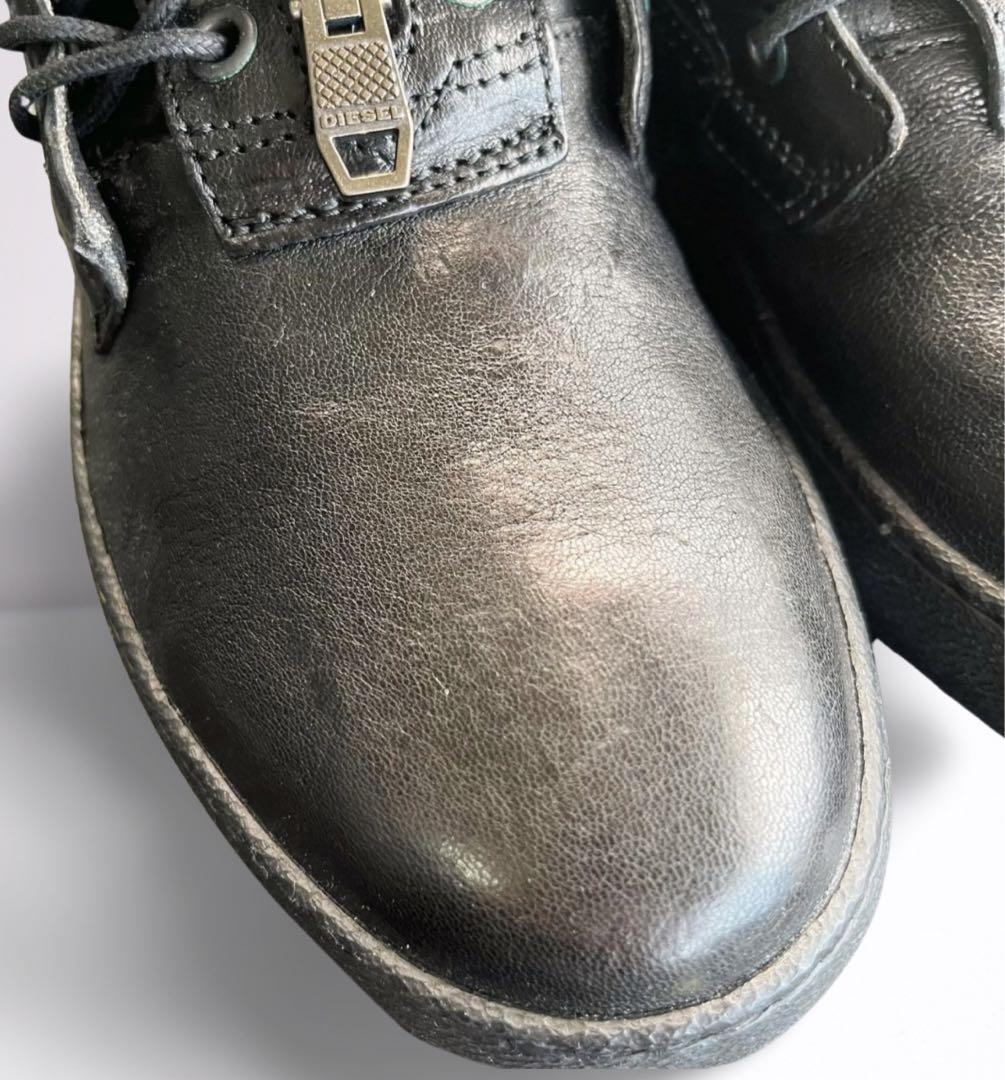 DIESEL ディーゼル フロントジップレザーブーツ26.5cm DIESEL ディーゼル フロントジップレザーブーツ26.5cm