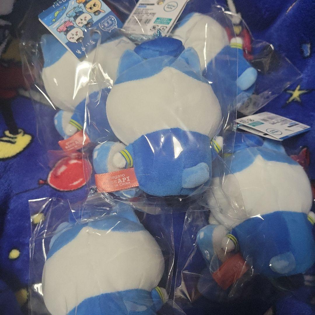【新品】5点セット ちいかわ ハチワレ パイロット 空港限定 ぬいぐるみ