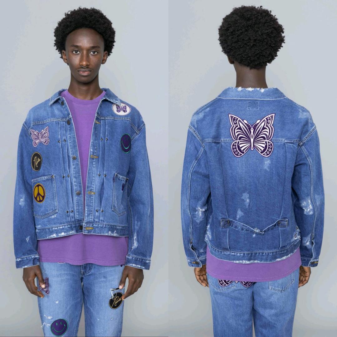 新品■NEEDLES デニムジャケット Gジャン DENIM JACKET
