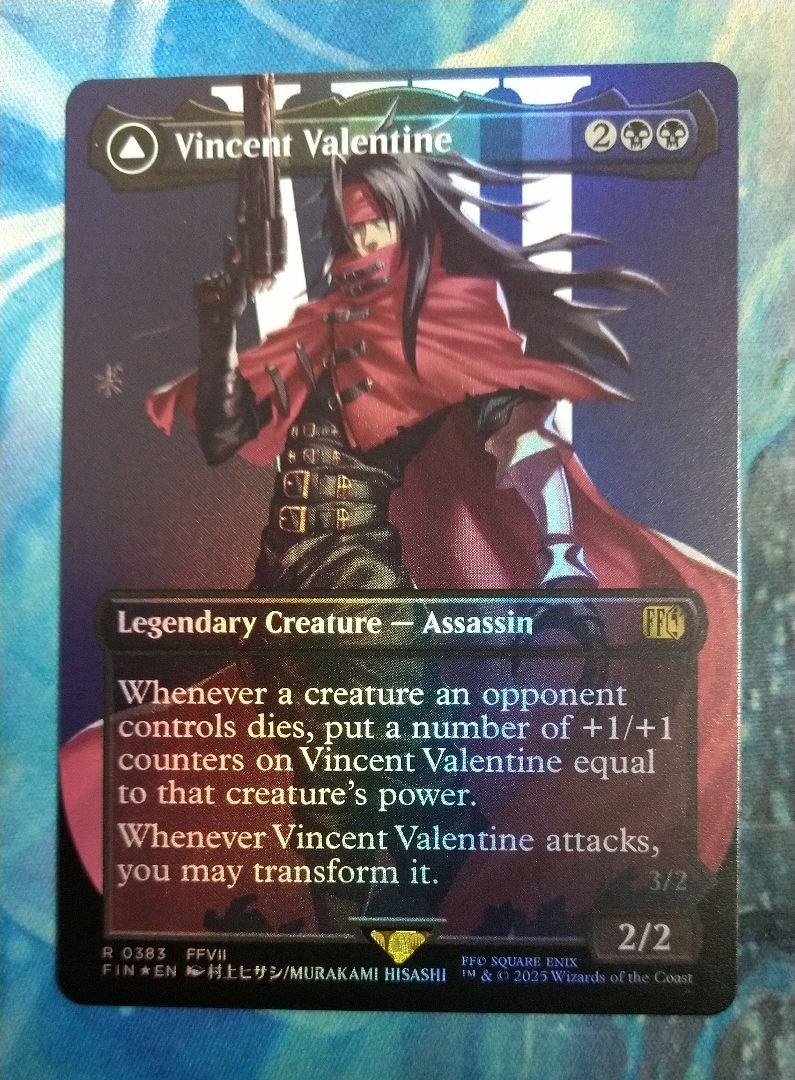 MTG ヴィンセント・ヴァレンタイン FIN ボーダーレス 英語版FOIL