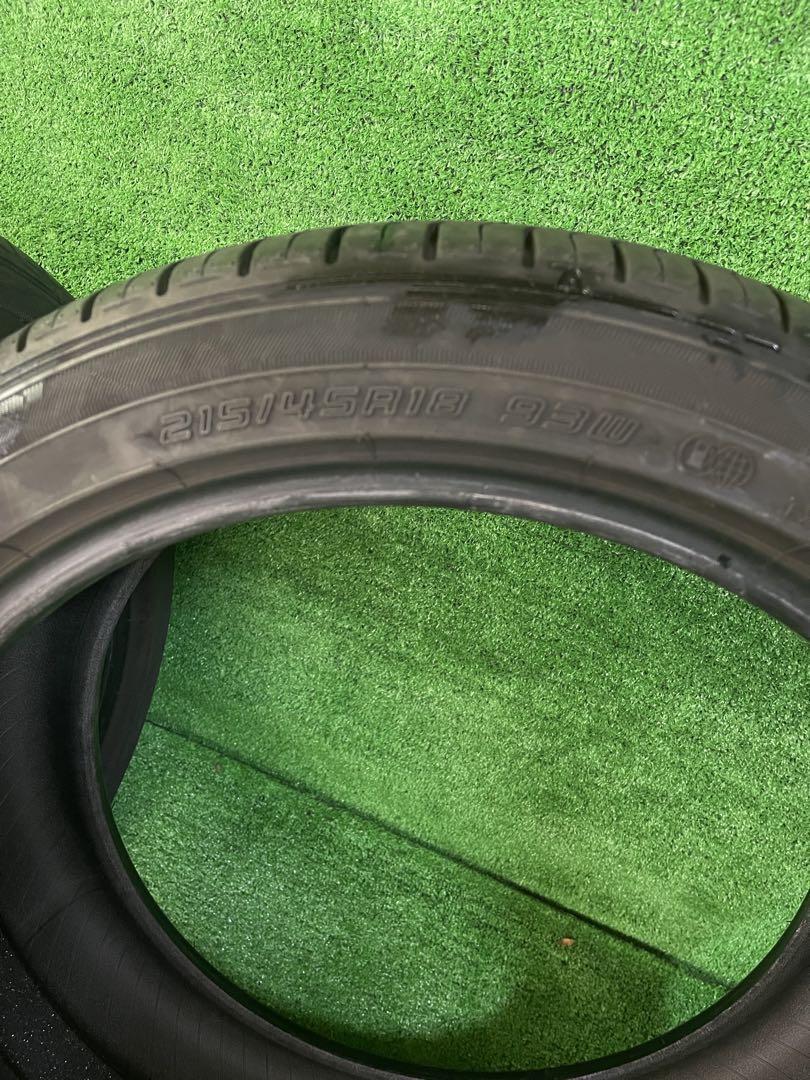 ダンロップ　ルマン5 LE MANS V 215/45R18 4本セット　22年