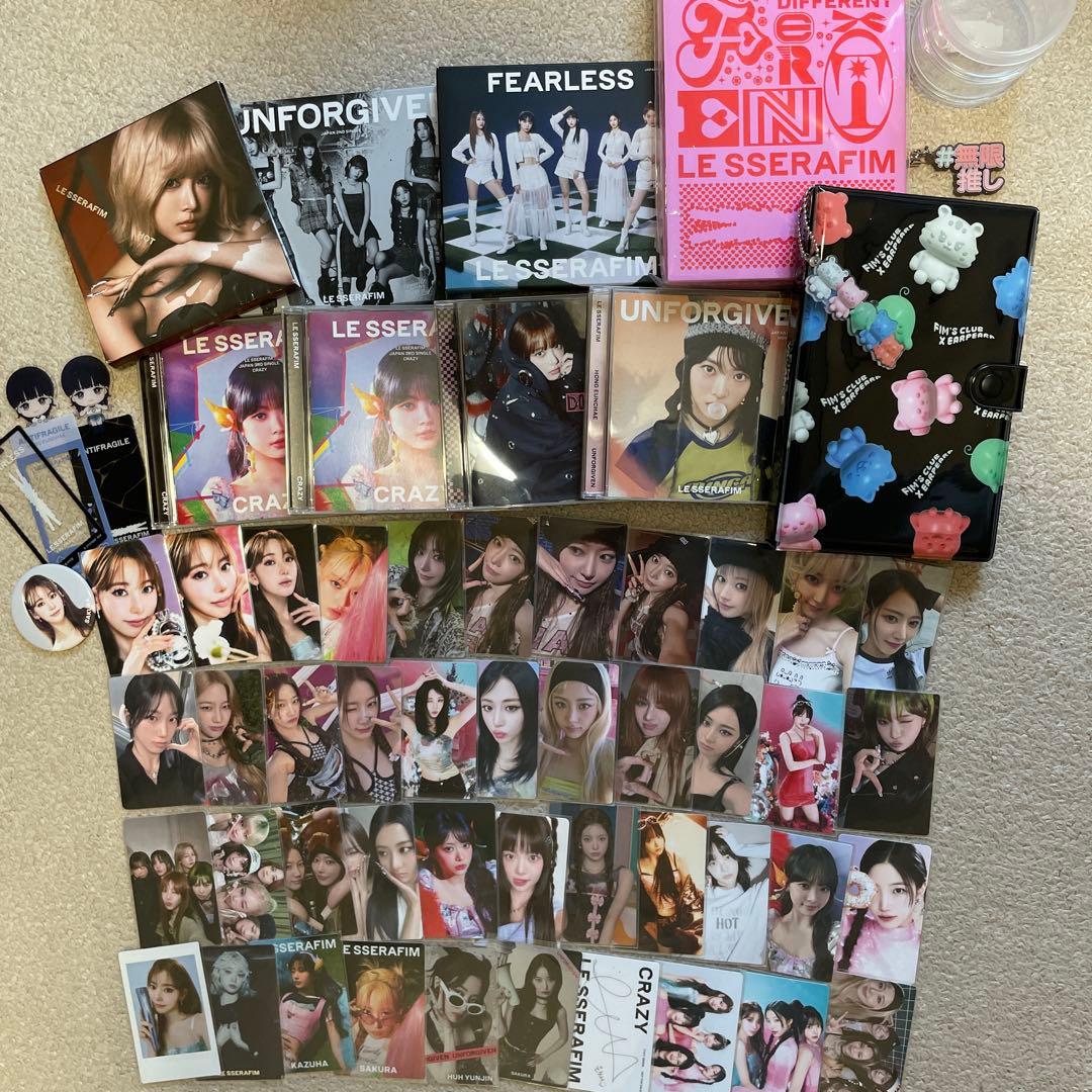 LE SSERAFIM アルバム トレカ目立った傷や汚れなし