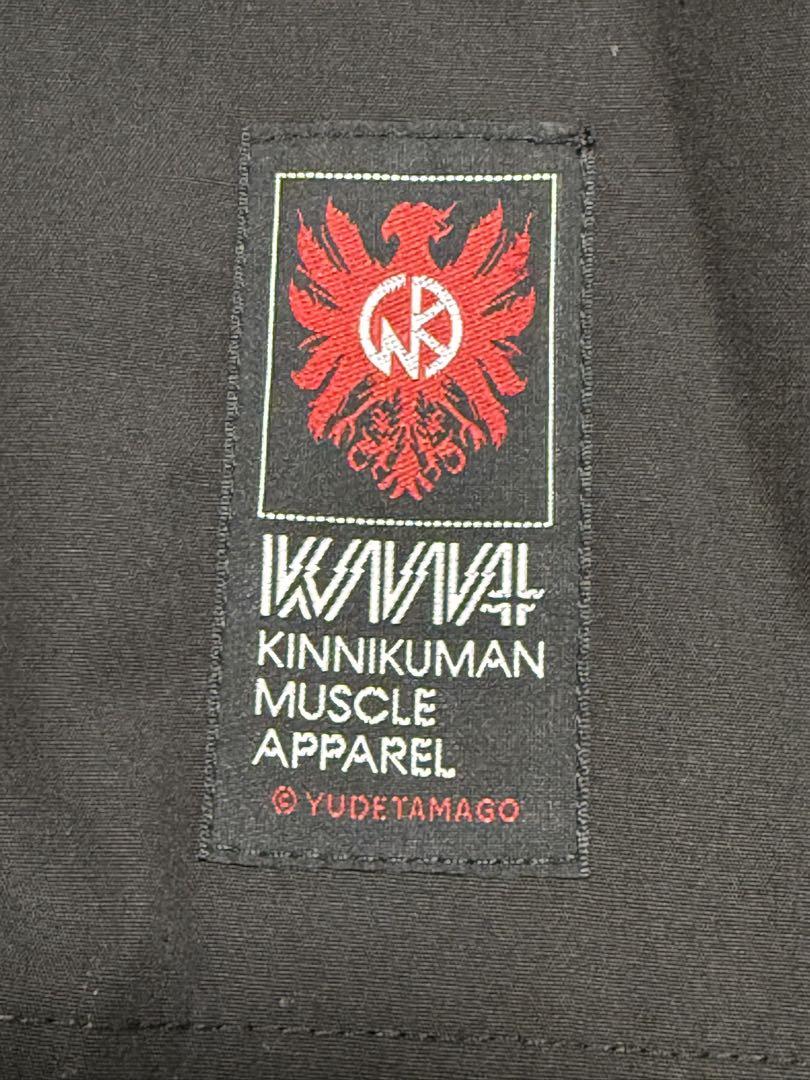 キン肉マン ウォーズマン ボウリングシャツ XXL ブラック KMAW
