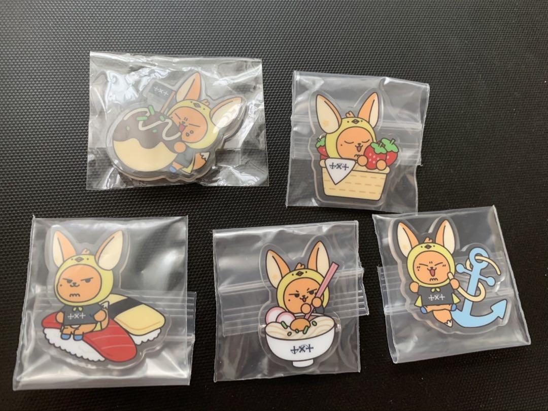 TXT プルバトゥ ご当地 アクリルバッジ ファンチャン　セット　ヨンジュン