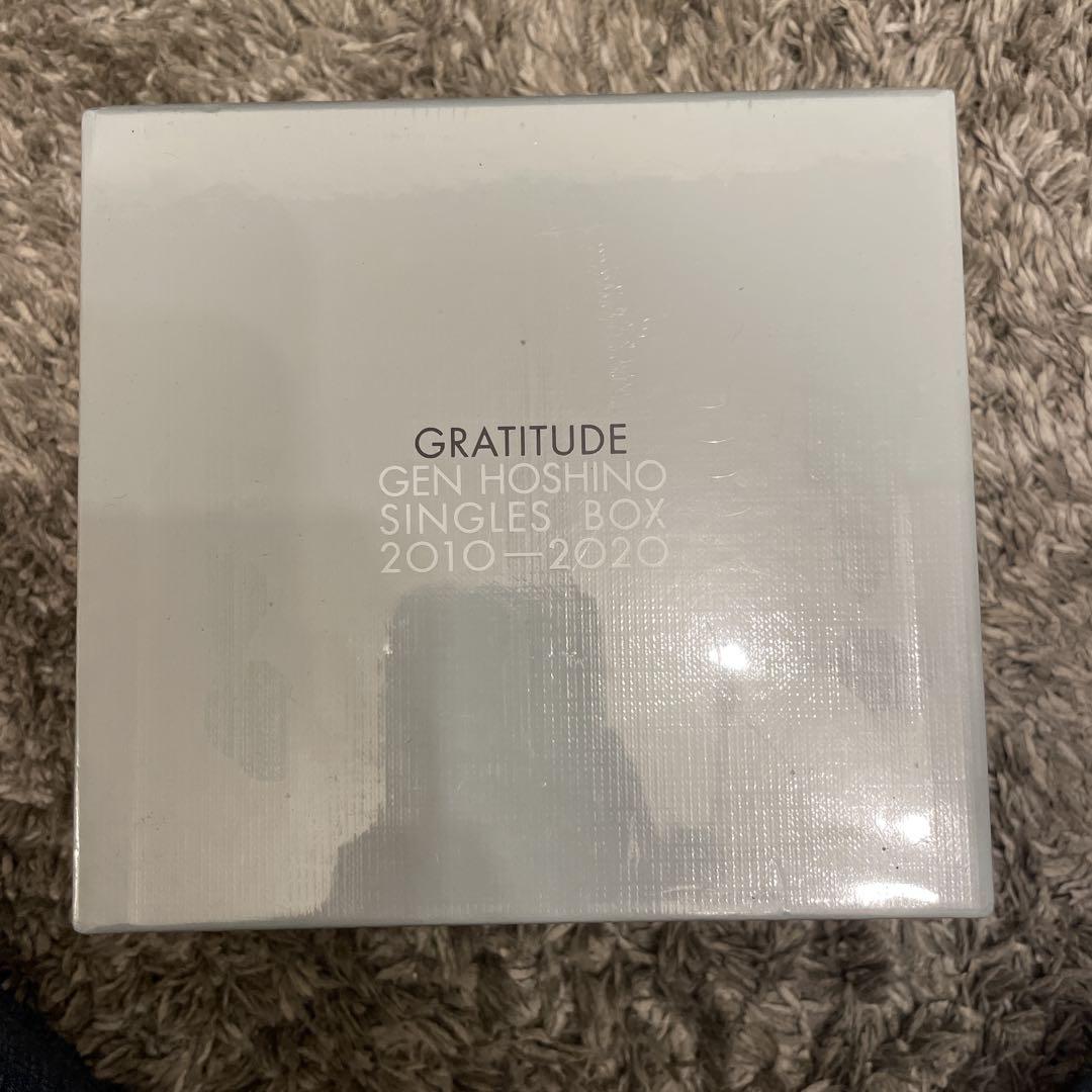 星野源　GRATITUDE シングルボックス Gen Hoshino Singles Box “GRATITUDE