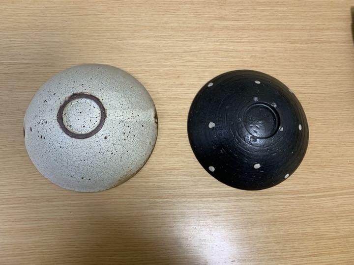 得価大特価 楠田純子さん 林檎鉢 黒ドット鉢 2個セット RLaot-m58703820220 国産