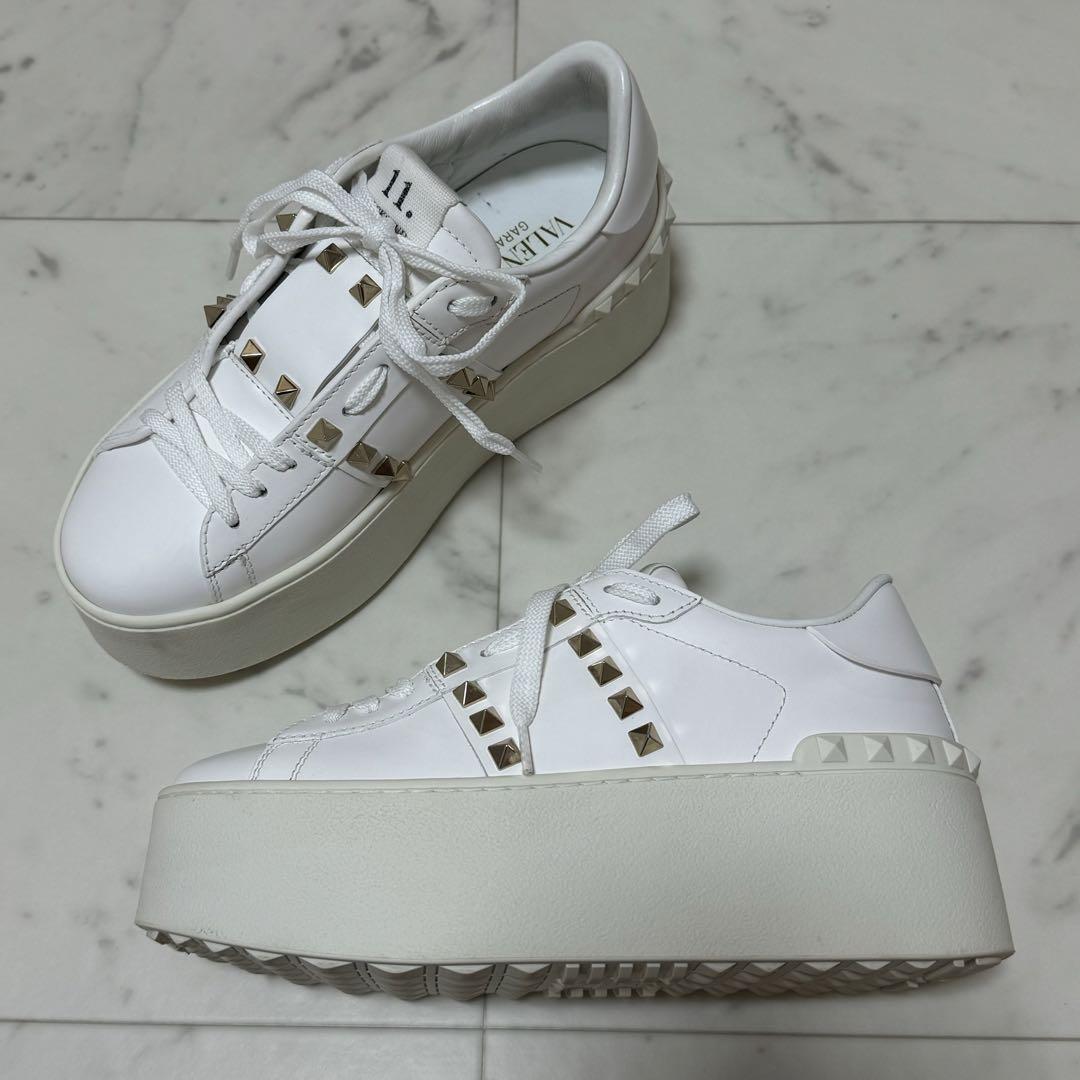 valentino 厚底　プラットフォーム　スニーカー　レディース　35