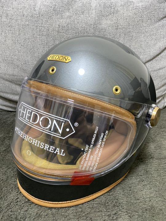 HEDON ヒロインレーサー フルフェイスヘルメット へドン Sサイズ カフェ