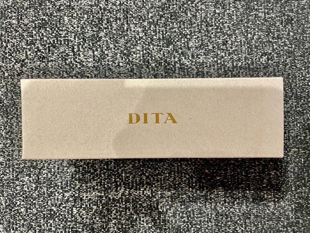 新品　DITA メガネケース ベージュ　ポーチ付き
