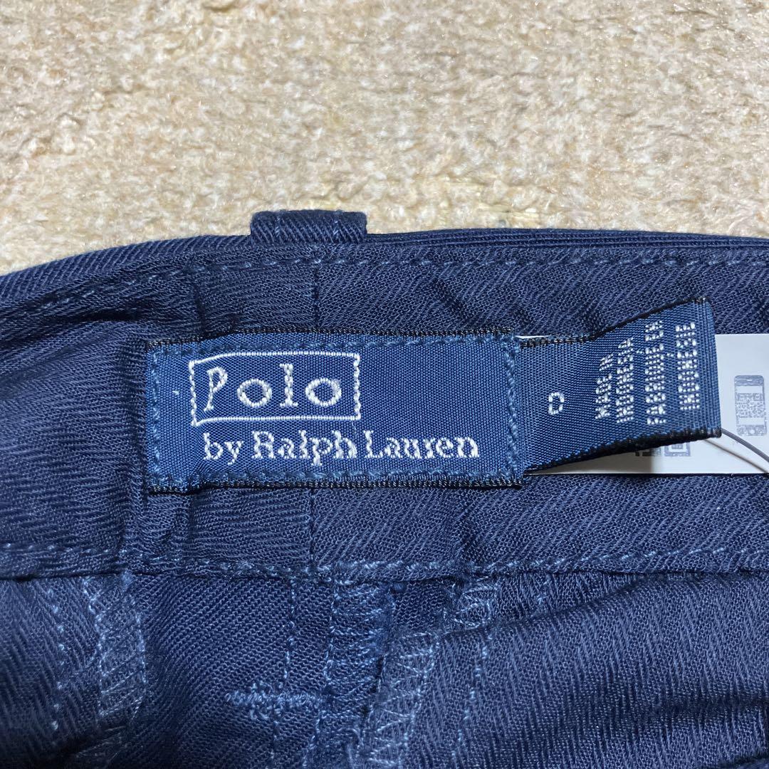 【本物新品保証】 Polo Ralph 新品、未使用品 ネイビー スリムチノパン Lauren パンツ