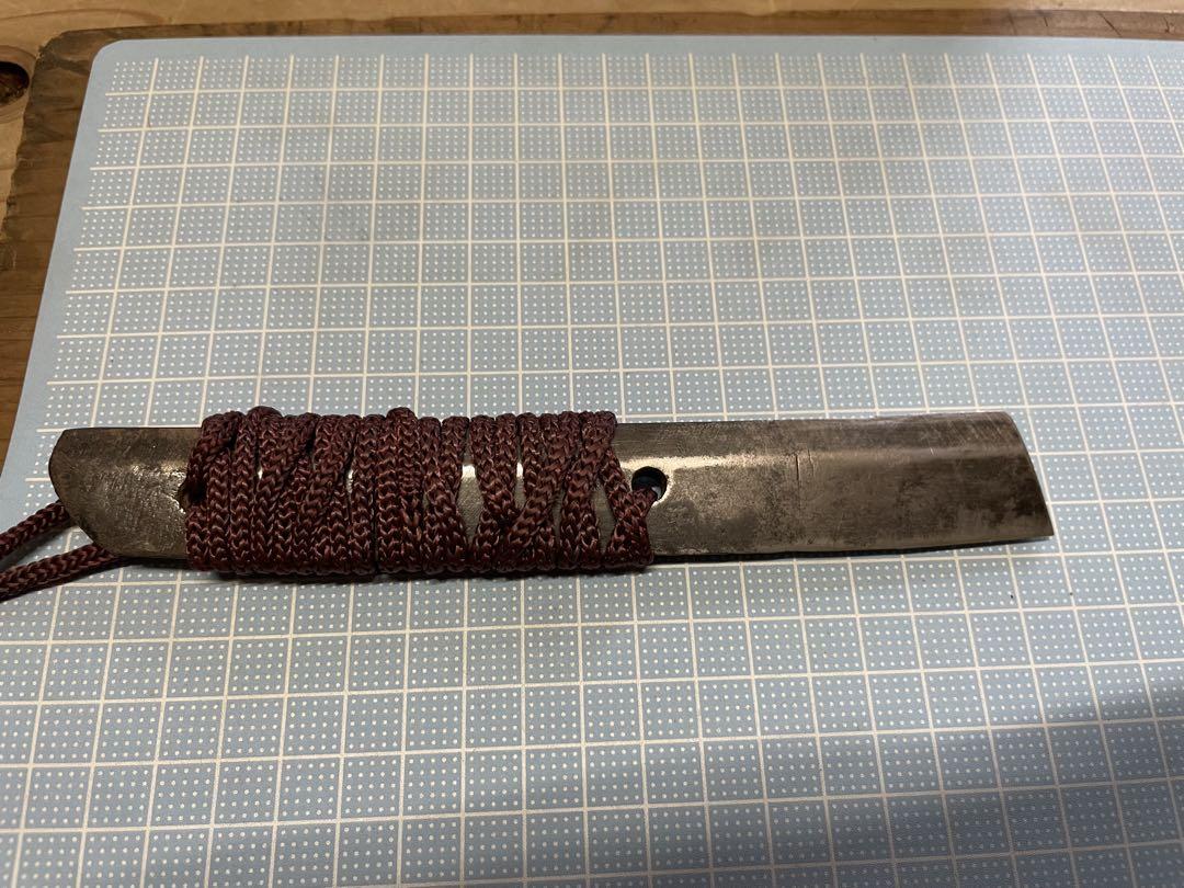 残欠 【m897 日本刀 骨董 アウトドア キャンプ 料理 ナイフ ナタ