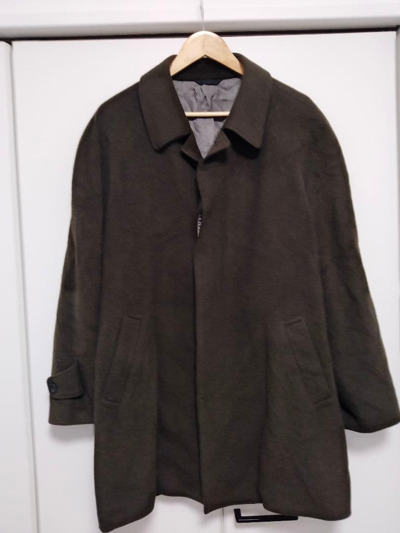 ピュアカシミヤ ステン コート ダークグリーン PURE CASHMEREM PURE CASHMERE NYC