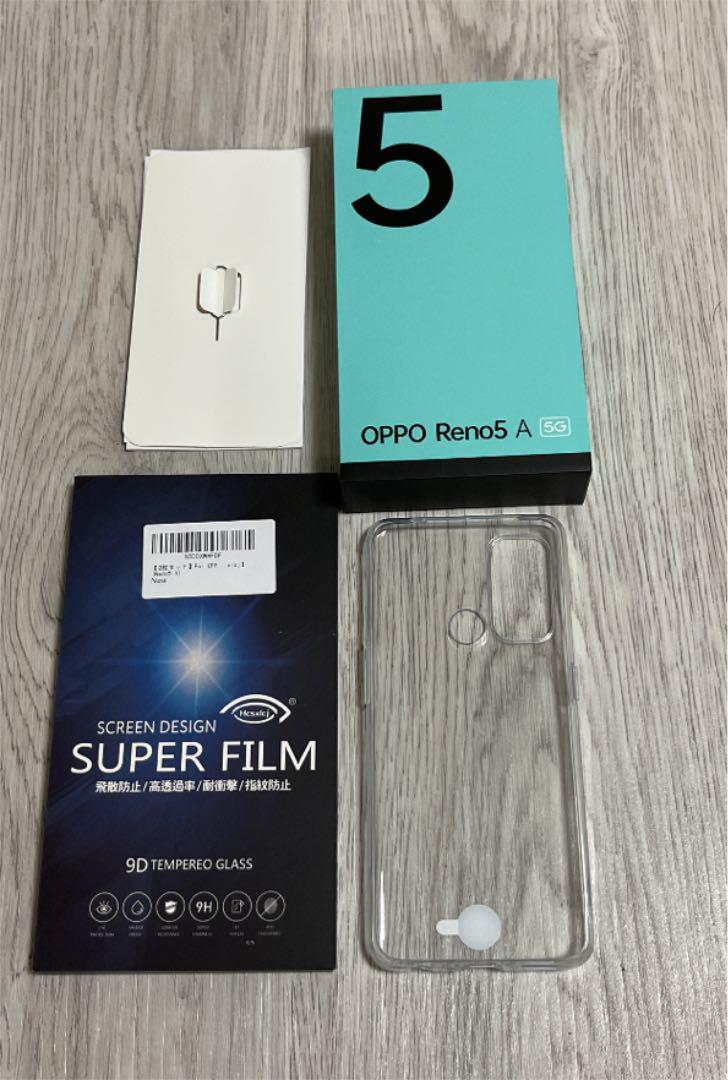 OPPO Reno5 A 本体 箱付き 本体ケース付属 OPPO - OPPO Reno 5 a の箱の通販 by 【プロフ必読】TAK shop