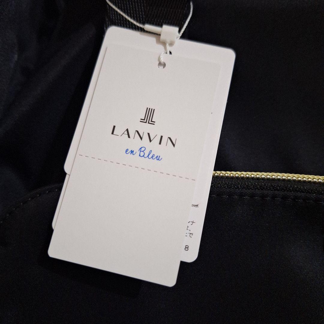 新品　LANVIN en Bleu　リュック　マルチポケットバッグパック 黒