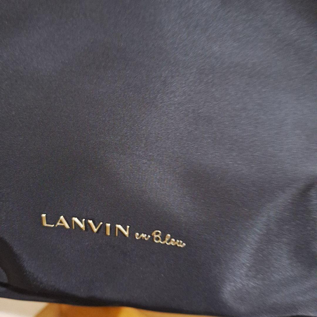 新品　LANVIN en Bleu　リュック　マルチポケットバッグパック 黒