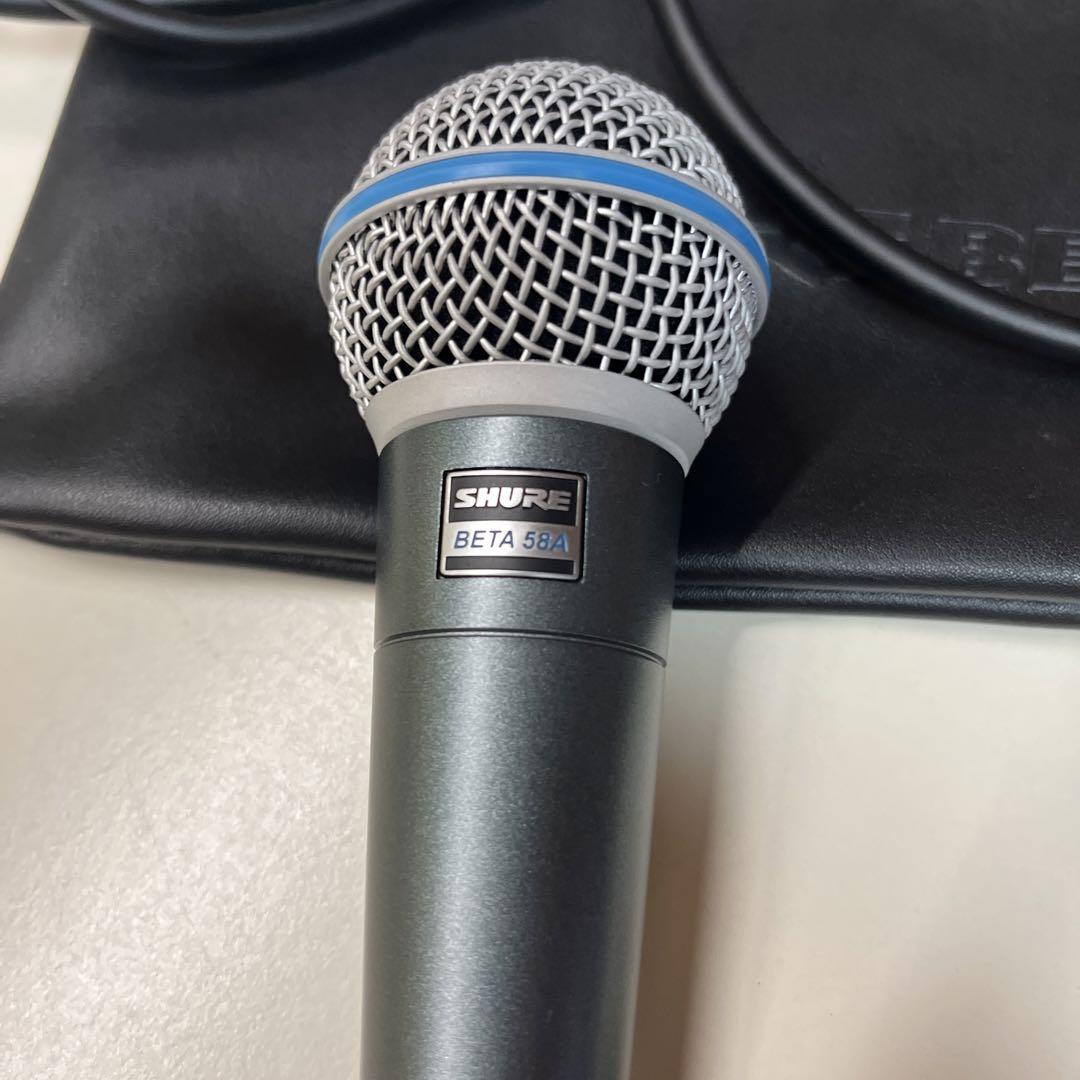 (XLRケーブル付)SHURE BETA 58A マイク