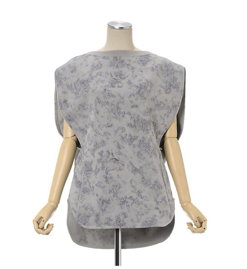トップス MM24 Floral Flock Printed Fleece  top 3