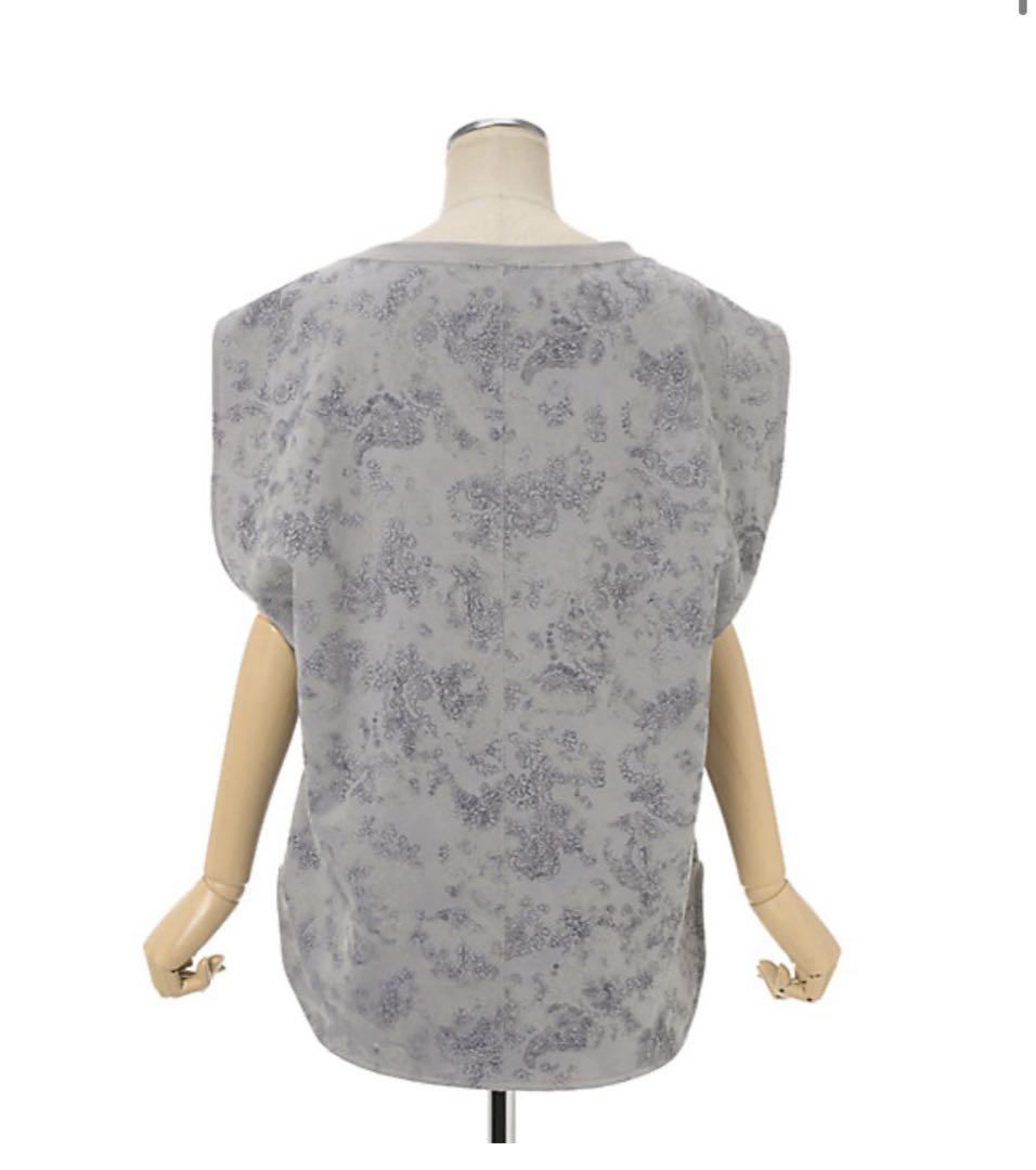 トップス MM24 Floral Flock Printed Fleece  top 3