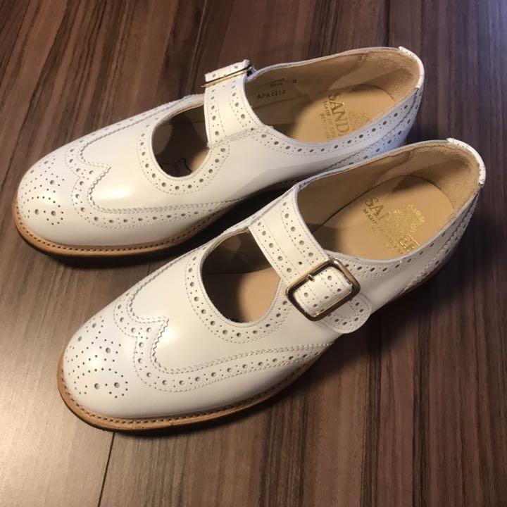 新品】SANDERS サンダース ワンストラップシューズ サイズ5