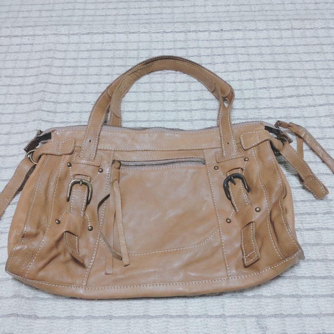 ダコタ Dakota トートバッグ ショルダーバッグ キャメル