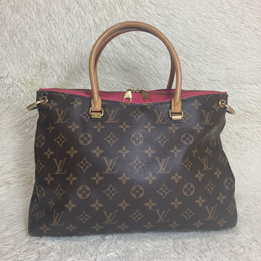 極美品✨LOUIS VUITTON パラス モノグラム レザー ブラウン