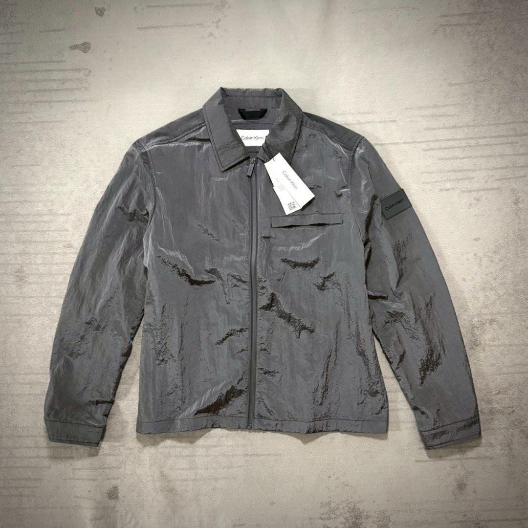 新品未使用 Calvin Klein 最高級 JKT ブルゾン シワ加工